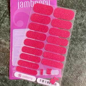 Jamberry Raspberry Sparkle Nail Wraps
